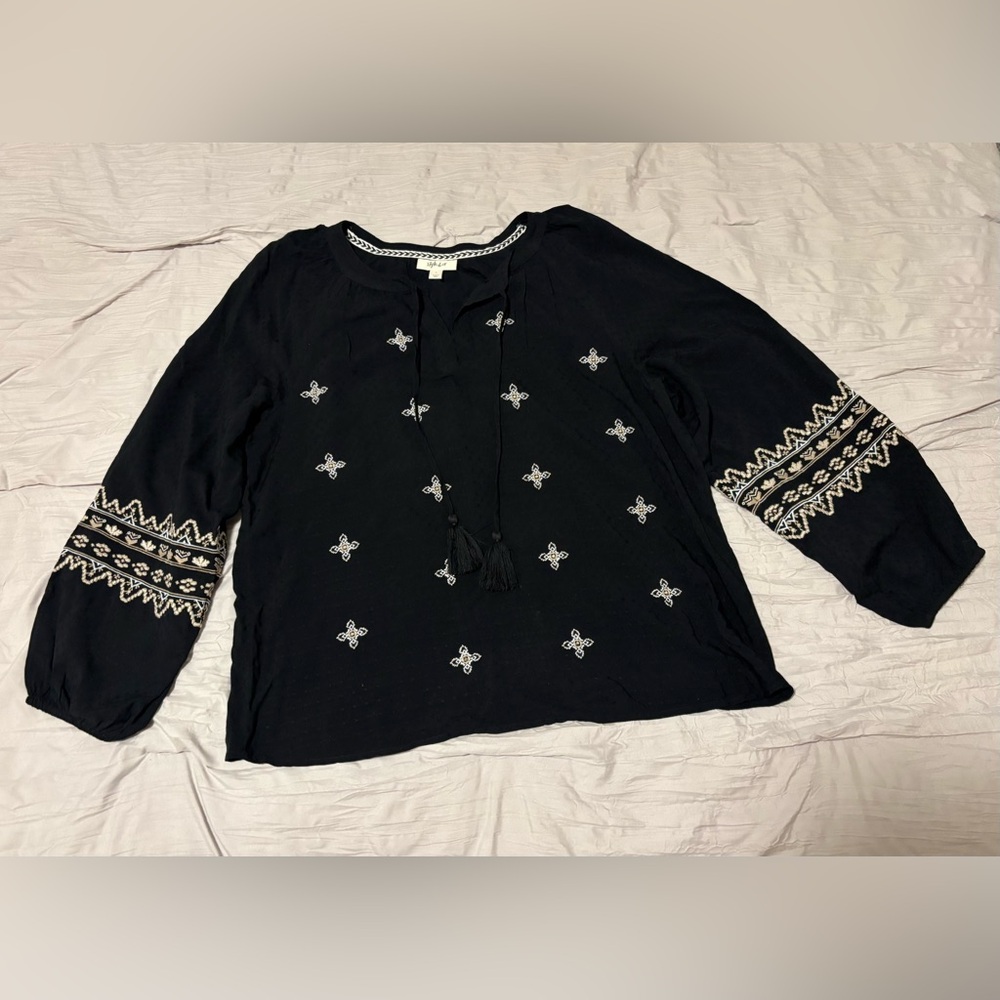 NWOT Peasant blouse, Style & Co, size L